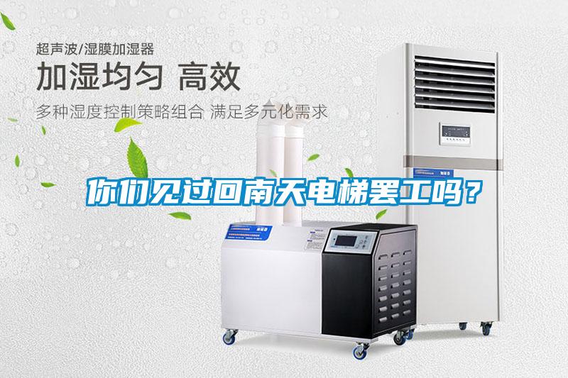 你們見過回南天電梯罷工嗎？