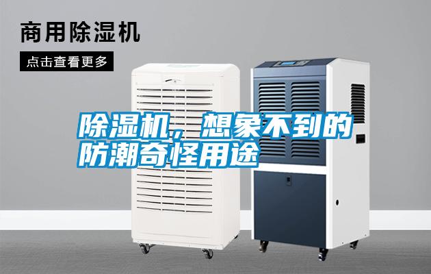 除濕機，想象不到的防潮奇怪用途