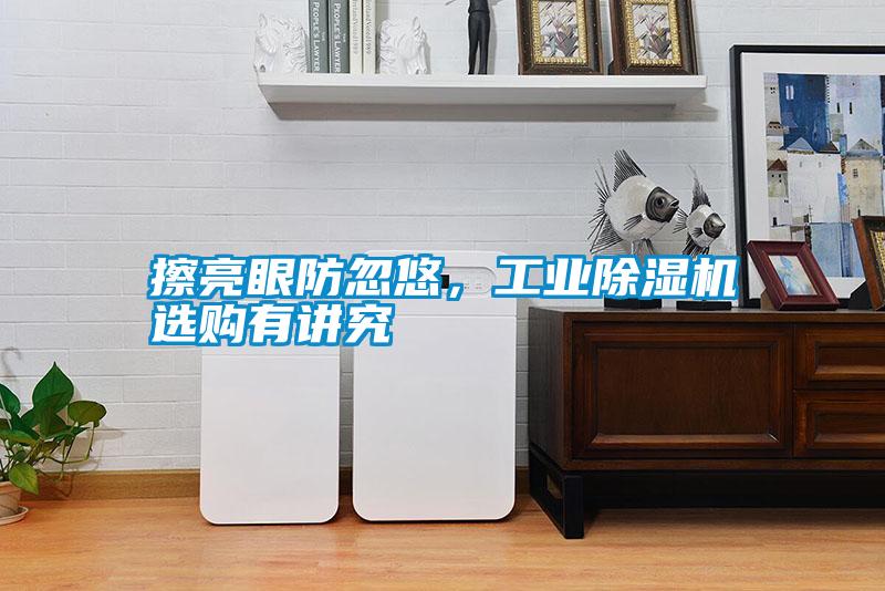擦亮眼防忽悠，工業除濕機選購有講究