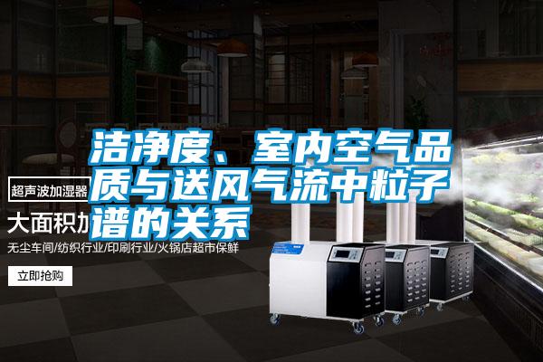 潔凈度、室內空氣品質與送風氣流中粒子譜的關系