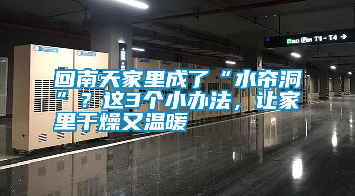 回南天家里成了“水簾洞”？這3個小辦法，讓家里干燥又溫暖