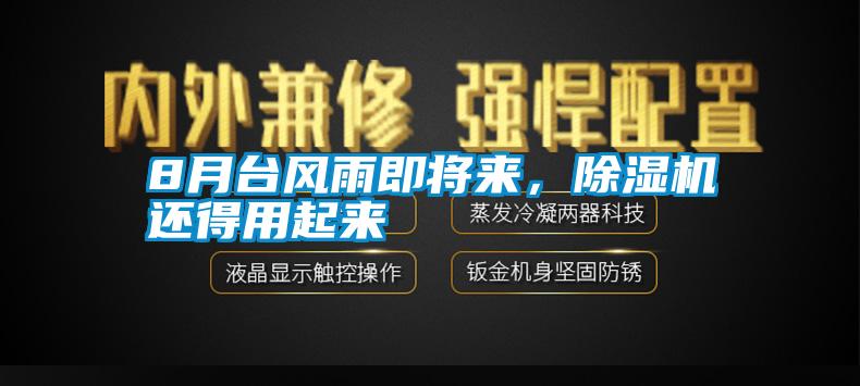 8月臺風雨即將來，除濕機還得用起來