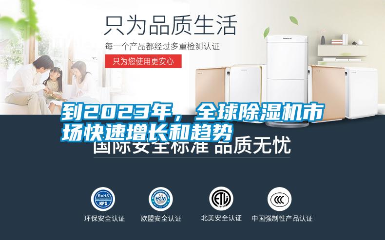 到2023年，全球除濕機市場快速增長和趨勢