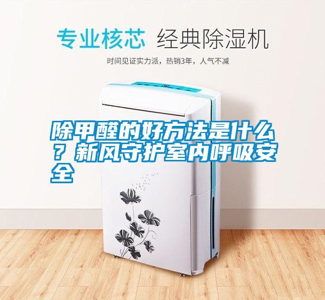 除甲醛的好方法是什么？新風守護室內呼吸安全
