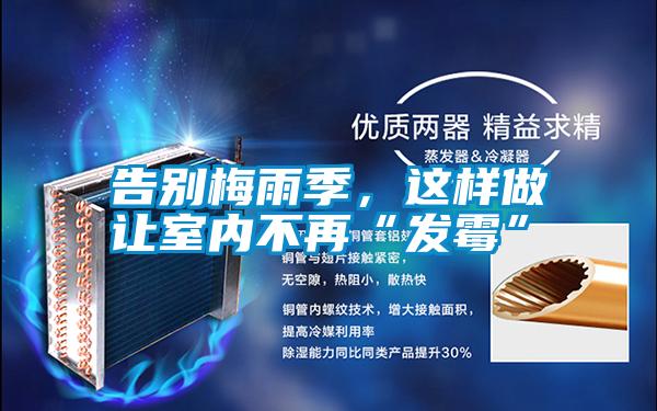 告別梅雨季，這樣做讓室內不再“發霉”