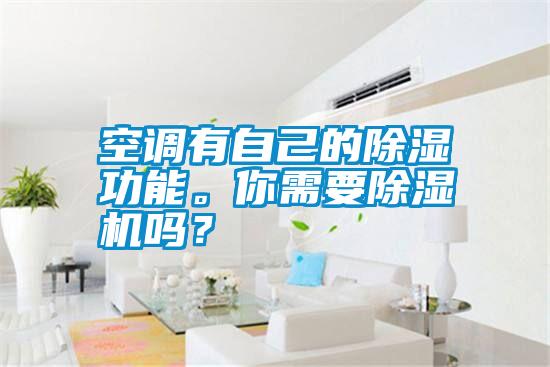 空調有自己的除濕功能。你需要除濕機嗎？