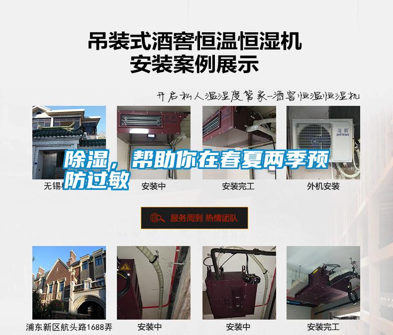 除濕，幫助你在春夏兩季預防過敏