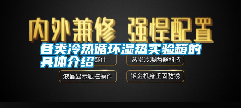 各類冷熱循環濕熱實驗箱的具體介紹