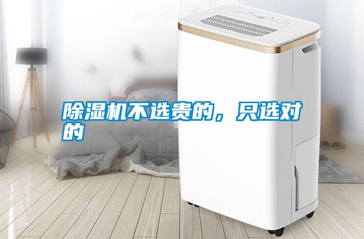 除濕機不選貴的，只選對的