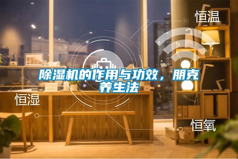 除濕機的作用與功效，朋克養生法