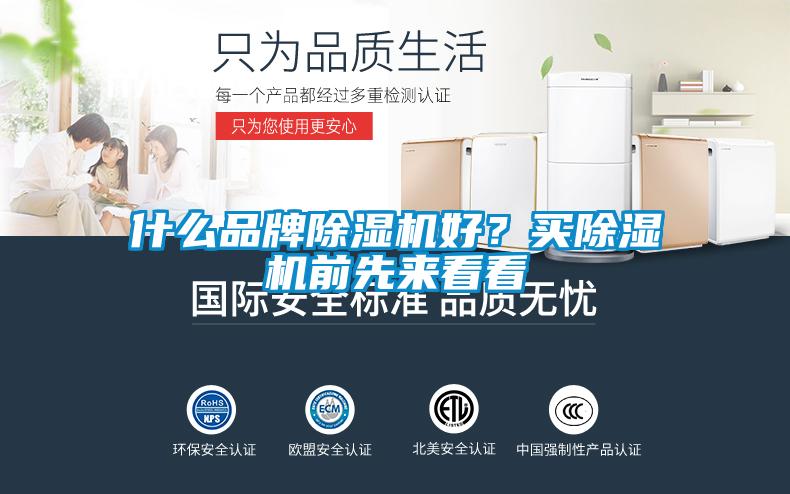 什么品牌除濕機好？買除濕機前先來看看