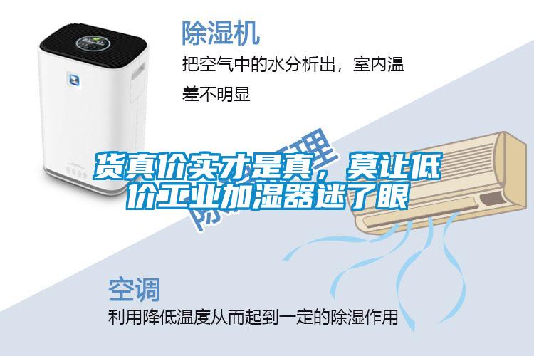 貨真價實才是真，莫讓低價工業加濕器迷了眼