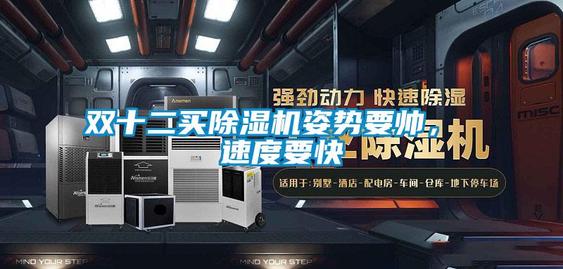 雙十二買除濕機姿勢要帥， 速度要快