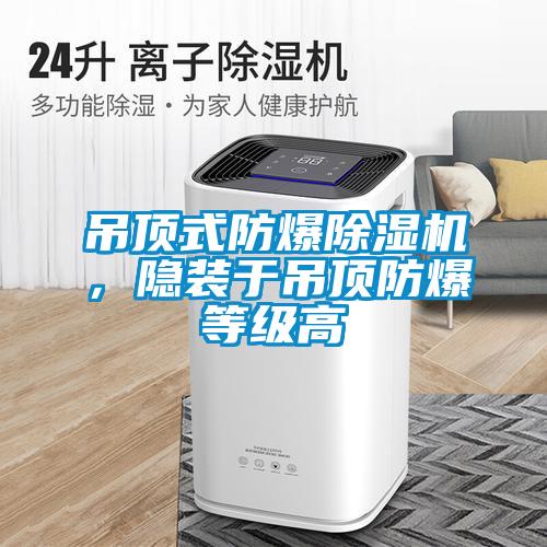 吊頂式防爆除濕機，隱裝于吊頂防爆等級高
