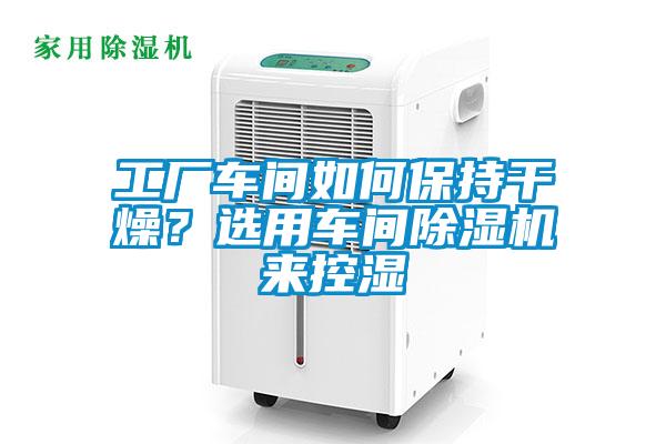 工廠車間如何保持干燥？選用車間除濕機來控濕