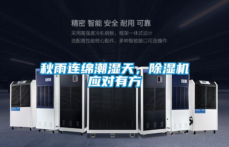 秋雨連綿潮濕天，除濕機應對有方