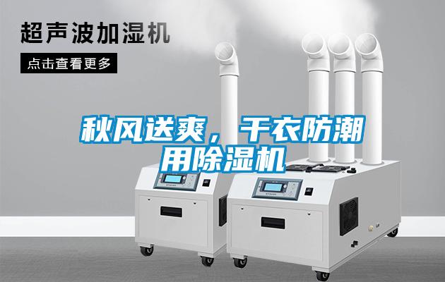 秋風送爽，干衣防潮用除濕機