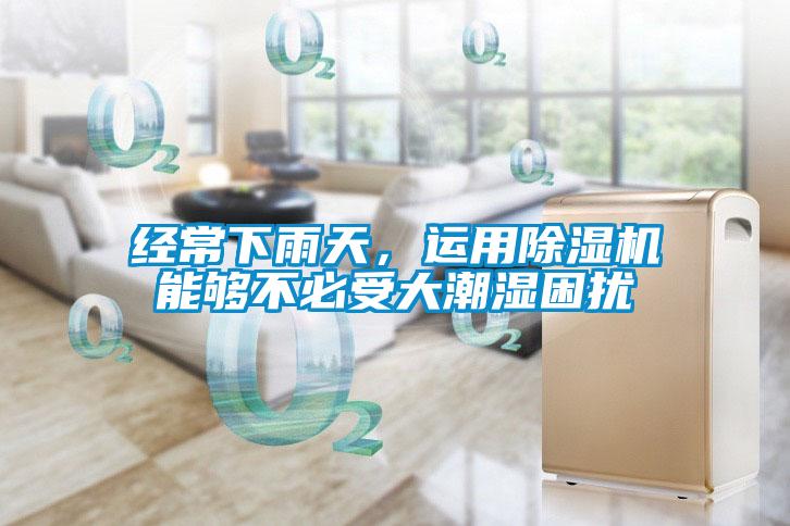 經常下雨天，運用除濕機能夠不必受大潮濕困擾
