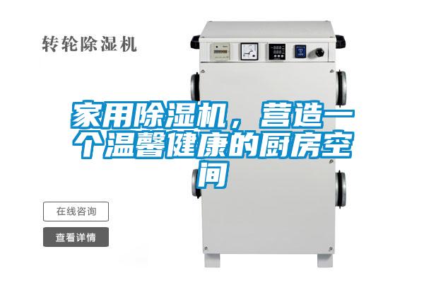 家用除濕機，營造一個溫馨健康的廚房空間