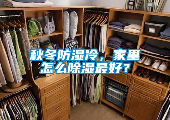 秋冬防濕冷，家里怎么除濕最好？
