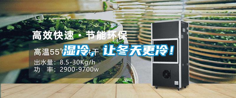 濕冷，讓冬天更冷！