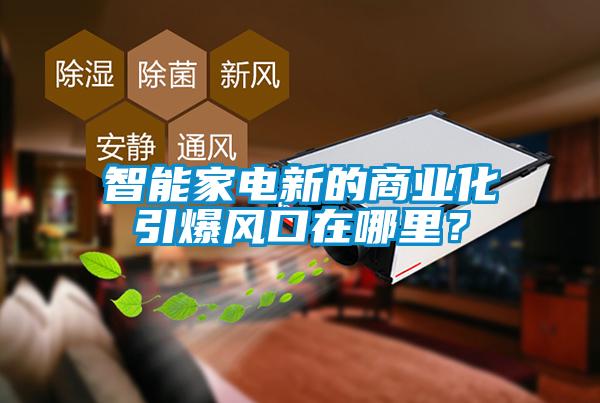 智能家電新的商業化引爆風口在哪里？