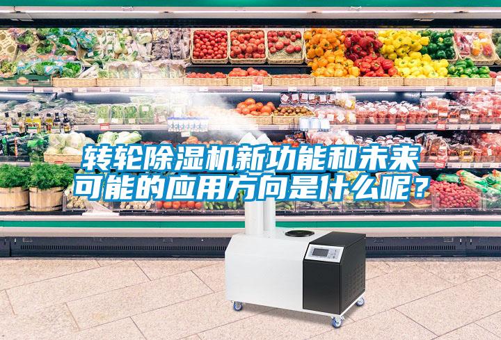 轉輪除濕機新功能和未來可能的應用方向是什么呢？