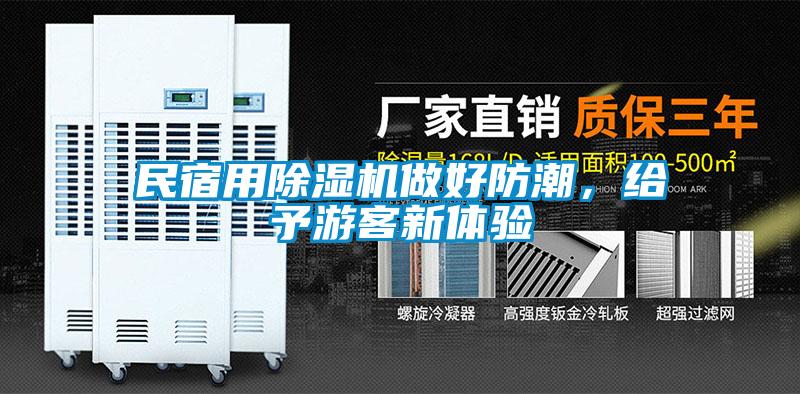 民宿用除濕機做好防潮，給予游客新體驗