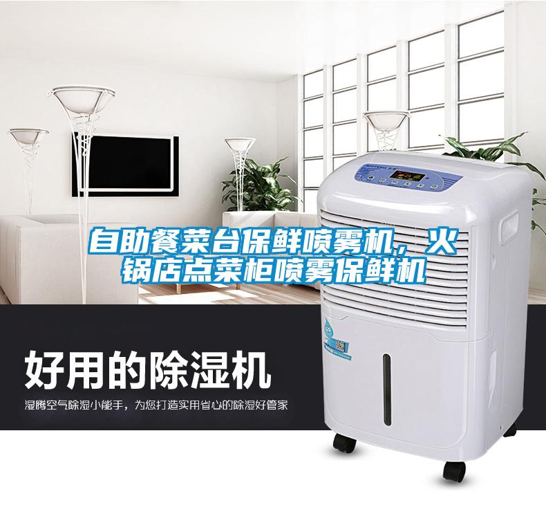 自助餐菜臺保鮮噴霧機，火鍋店點菜柜噴霧保鮮機