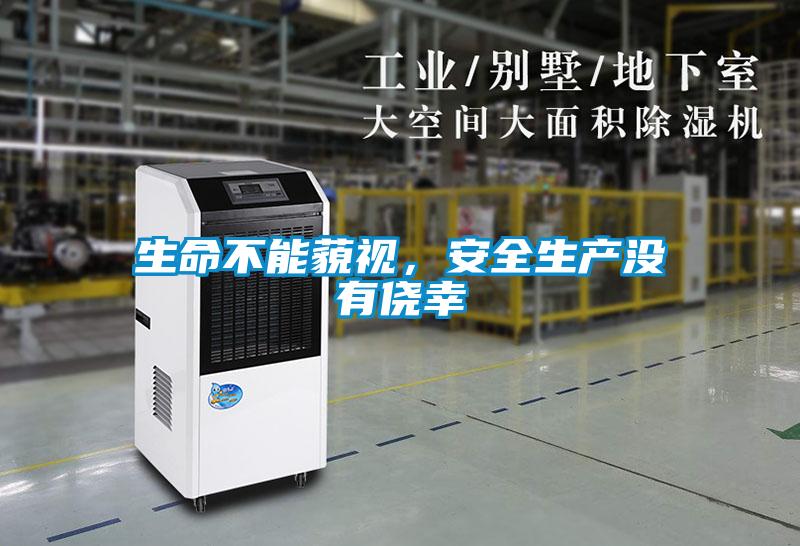 生命不能藐視，安全生產沒有僥幸