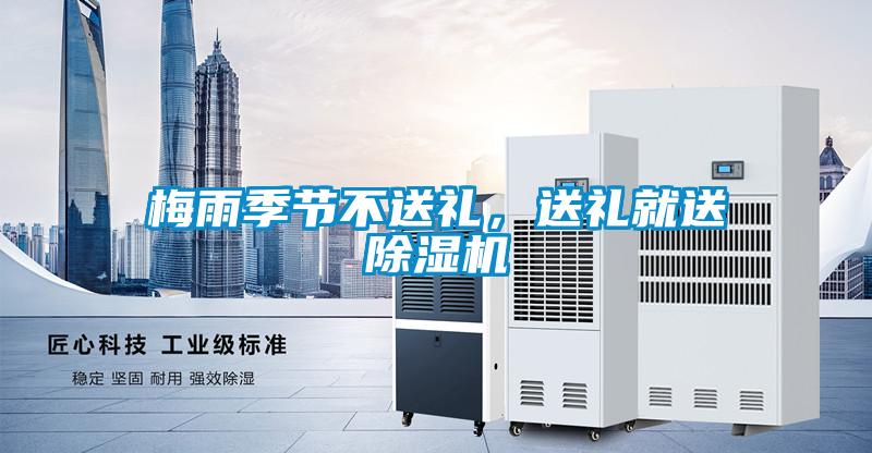 梅雨季節不送禮，送禮就送除濕機