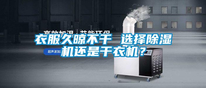 衣服久晾不干 選擇除濕機還是干衣機？