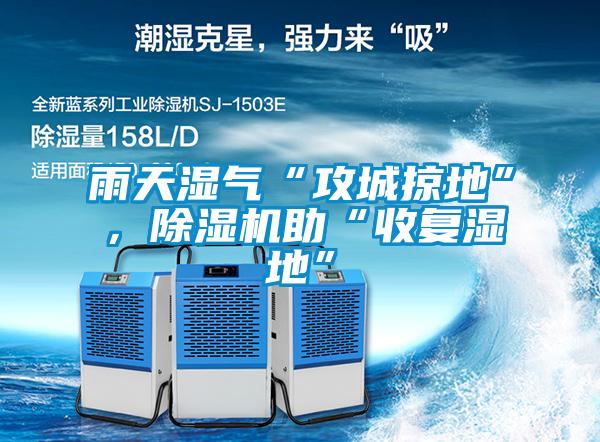 雨天濕氣“攻城掠地”，除濕機助“收復濕地”