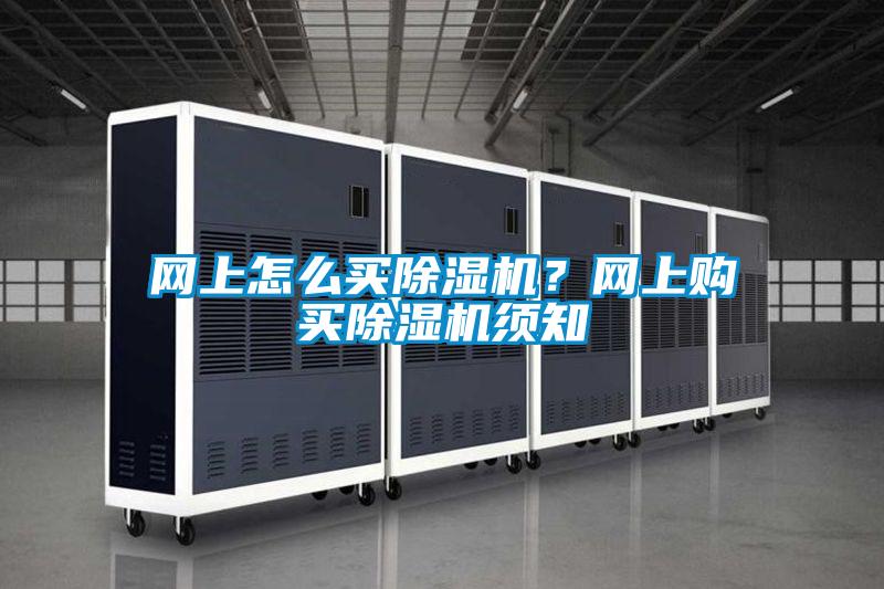 網上怎么買除濕機？網上購買除濕機須知