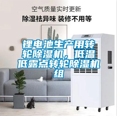 鋰電池生產用轉輪除濕機，低溫低露點轉輪除濕機組
