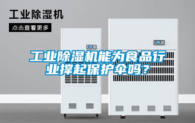 工業除濕機能為食品行業撐起保護傘嗎？