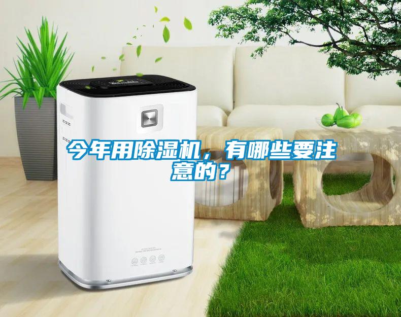 今年用除濕機，有哪些要注意的？