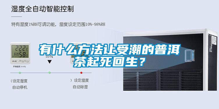 有什么方法讓受潮的普洱茶起死回生？