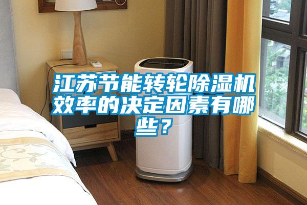 江蘇節能轉輪除濕機效率的決定因素有哪些？