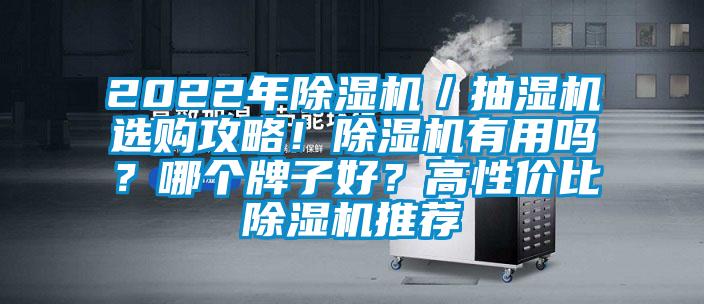 2022年除濕機／抽濕機選購攻略！除濕機有用嗎？哪個牌子好？高性價比除濕機推薦