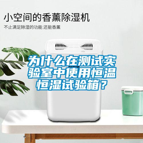 為什么在測試實驗室中使用恒溫恒濕試驗箱？