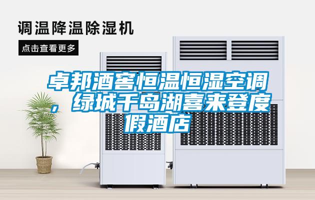 卓邦酒窖恒溫恒濕空調，綠城千島湖喜來登度假酒店