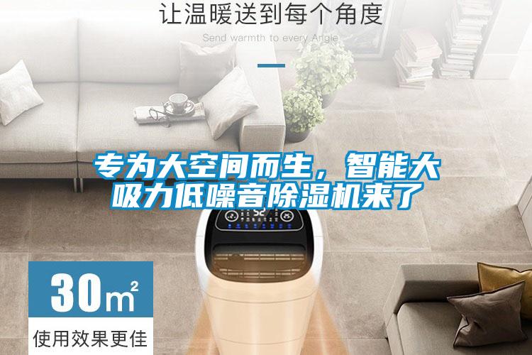 專為大空間而生，智能大吸力低噪音除濕機來了