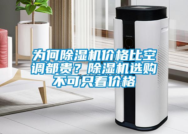 為何除濕機價格比空調都貴？除濕機選購不可只看價格