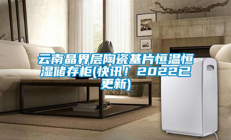云南晶界層陶瓷基片恒溫恒濕儲存柜(快訊！2022已更新)