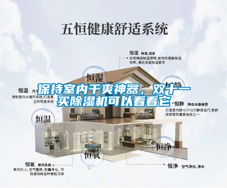 保持室內干爽神器，雙十一買除濕機可以看看它