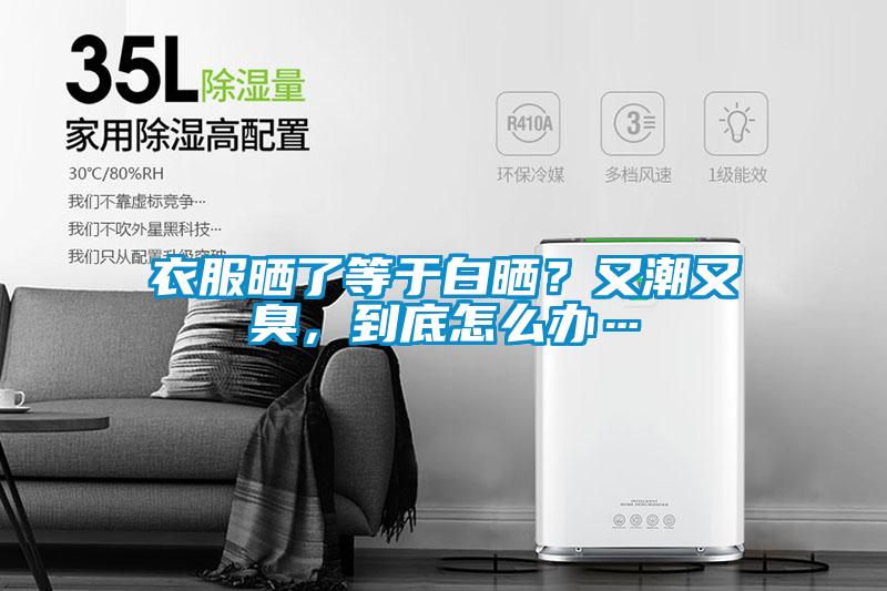 衣服曬了等于白曬？又潮又臭，到底怎么辦…