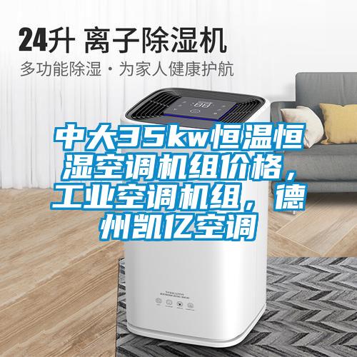 中大35kw恒溫恒濕空調機組價格，工業空調機組，德州凱億空調