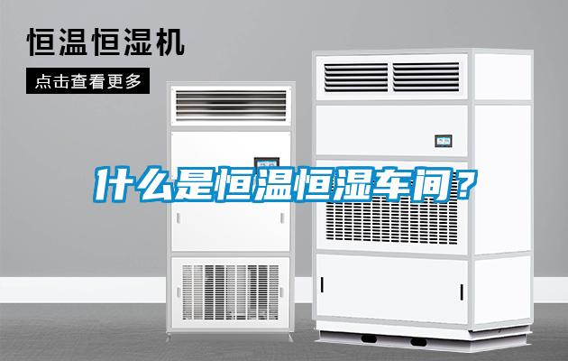 什么是恒溫恒濕車間？