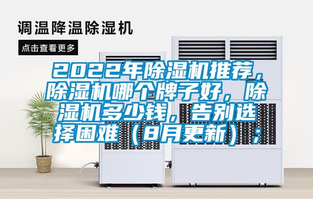 2022年除濕機推薦，除濕機哪個牌子好，除濕機多少錢，告別選擇困難（8月更新）；